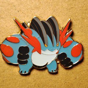 Mega Swampert Authentic Pokemon Collectible Brooch